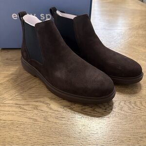 EASY SPIRIT Men's Brooks Suede Leather Ankle Boots - Size 10M